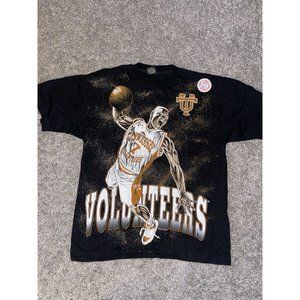 Vintage Tennessee Volunteers Shirt Caricature All Over Print American Thunder XL